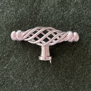 Retro 3" Long Satin T-Handle Wire Birdcage Cabinet/Drawer Pulls Knobs Set of 10